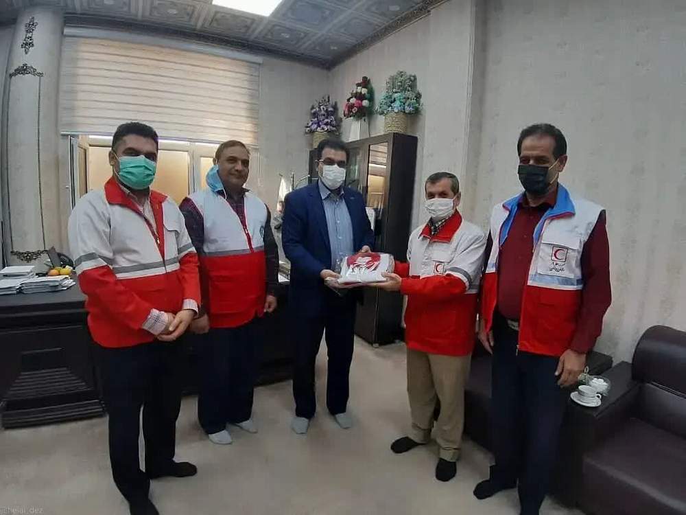  دادستان دزفول به عضویت افتخاری جمعیت هلال احمر درآمد